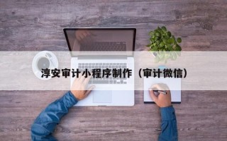延边淳安审计小程序制作（审计微信）